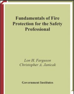 E-Books:Fundamentals of Fire Protection for the Safety Professional