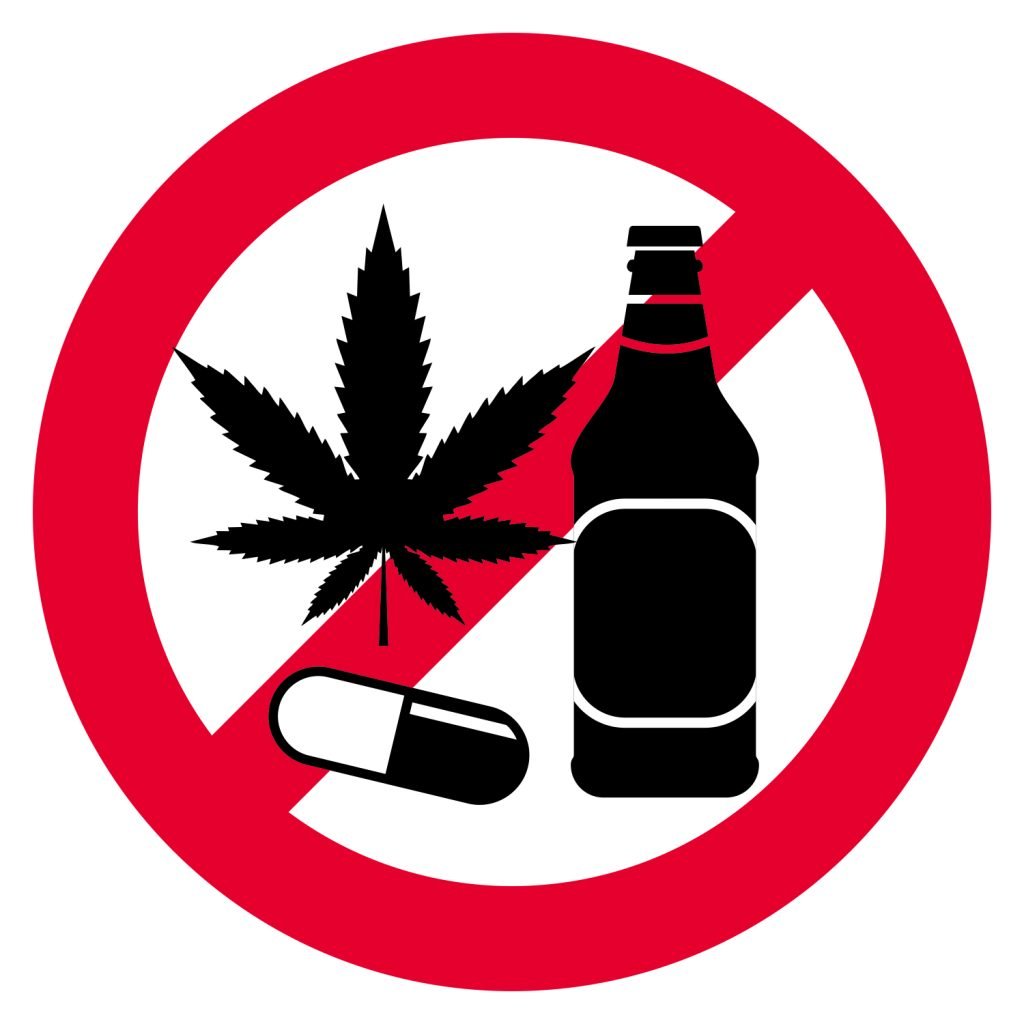 No Alcohol or Drugs Icon - HSSE WORLD