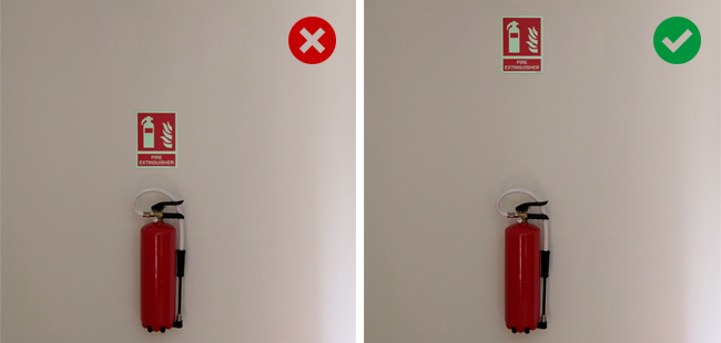 Selecting The Right Size Type And Location Of Fire Safety Signs