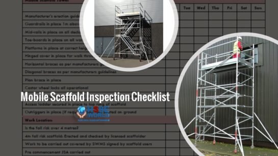 Mobile Steps Inspection Form Mobile scaffold Inspection checklist Archives - HSSE WORLD