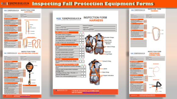 Inspecting Fall protection Equipment Form