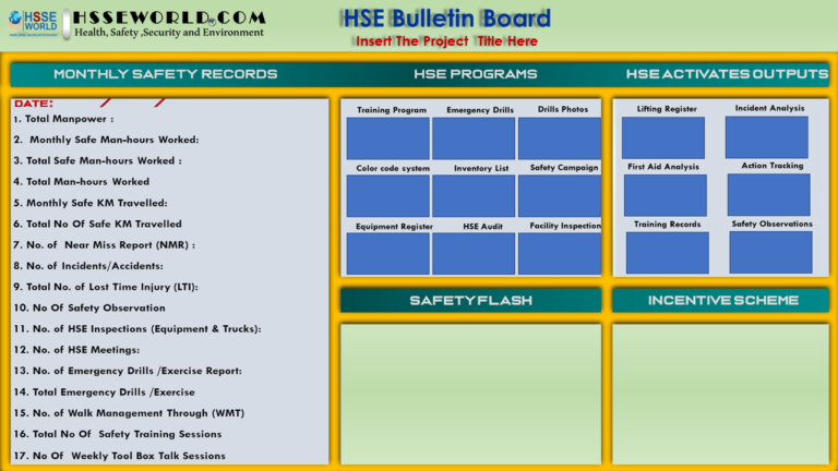 Photo Of The Day HSE Bulletin Board HSSE WORLD