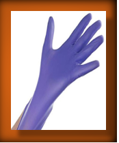 Latex or Plastic Gloves