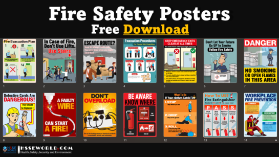 Fire Safety Posters Free Download HSSE WORLD