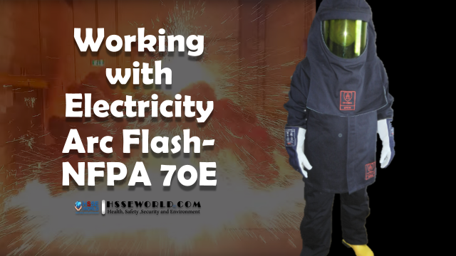 Working with Electricity Arc Flash-NFPA 70E