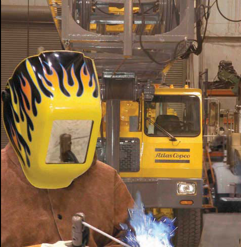 Welding safety - Typical arc welding helmets