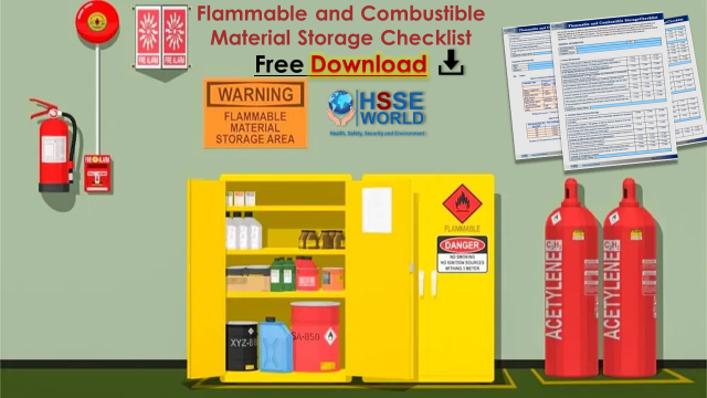Flammable and Combustible Storage Checklist